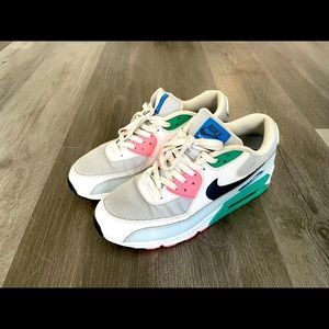 Nike Air Max 90 Used White Green Pink